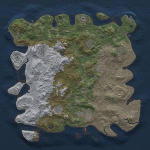 Thumbnail Rust Map: Procedural Map, Size: 4250, Seed: 794911754, 19 Monuments