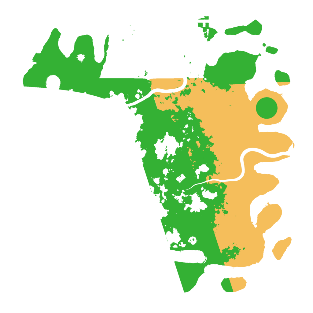 Biome Rust Map: Procedural Map, Size: 3850, Seed: 69989854