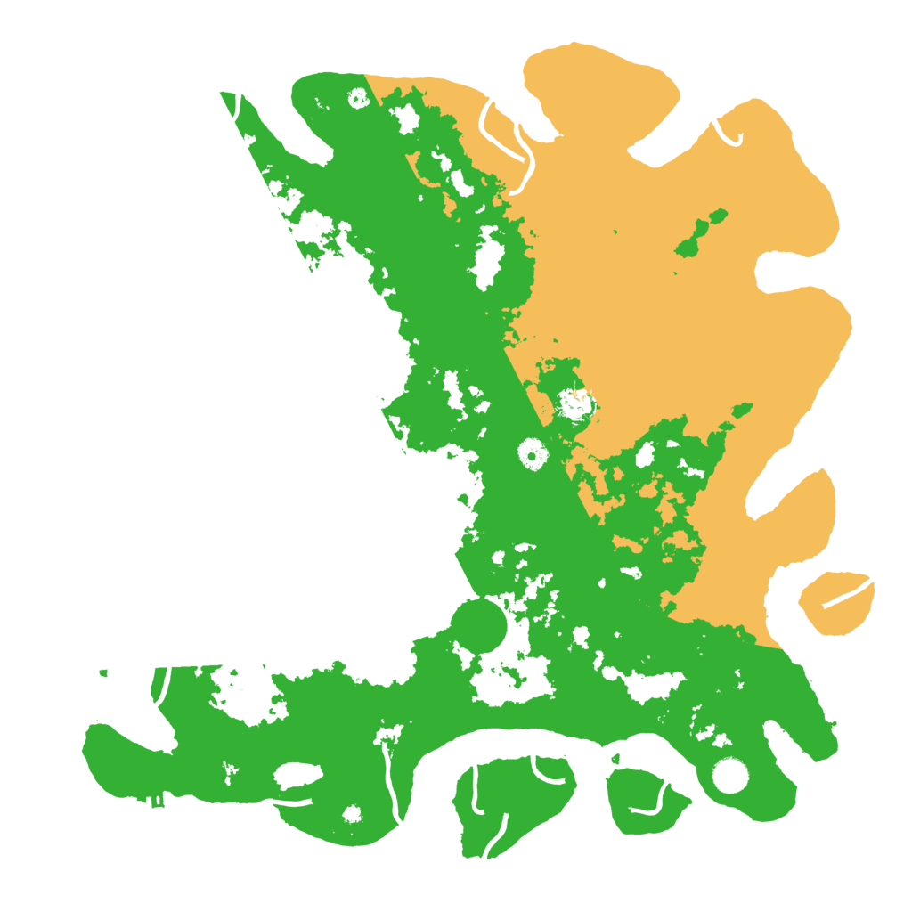 Biome Rust Map: Procedural Map, Size: 4500, Seed: 1612