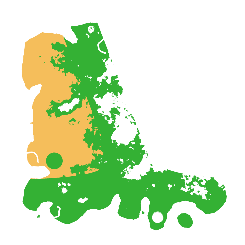 Biome Rust Map: Procedural Map, Size: 3900, Seed: 44493323