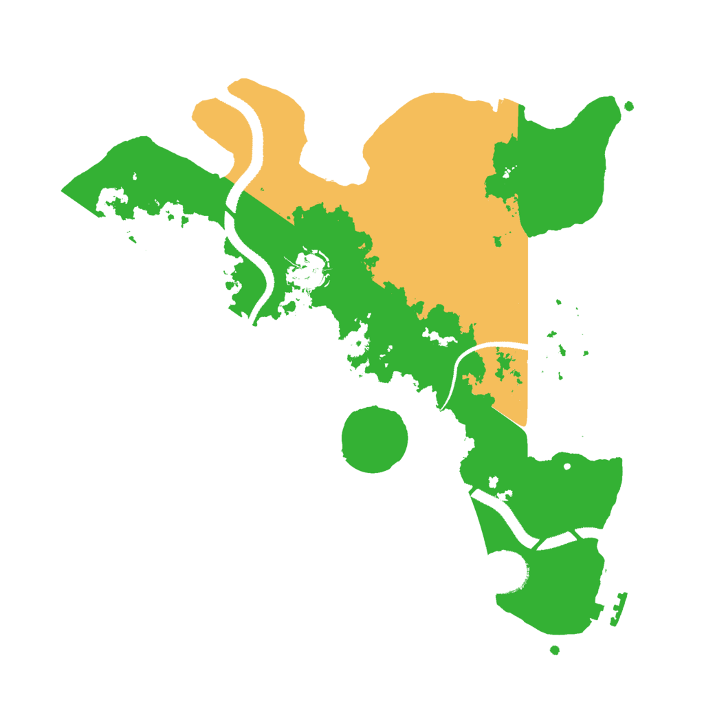 Biome Rust Map: Procedural Map, Size: 3000, Seed: 455200474