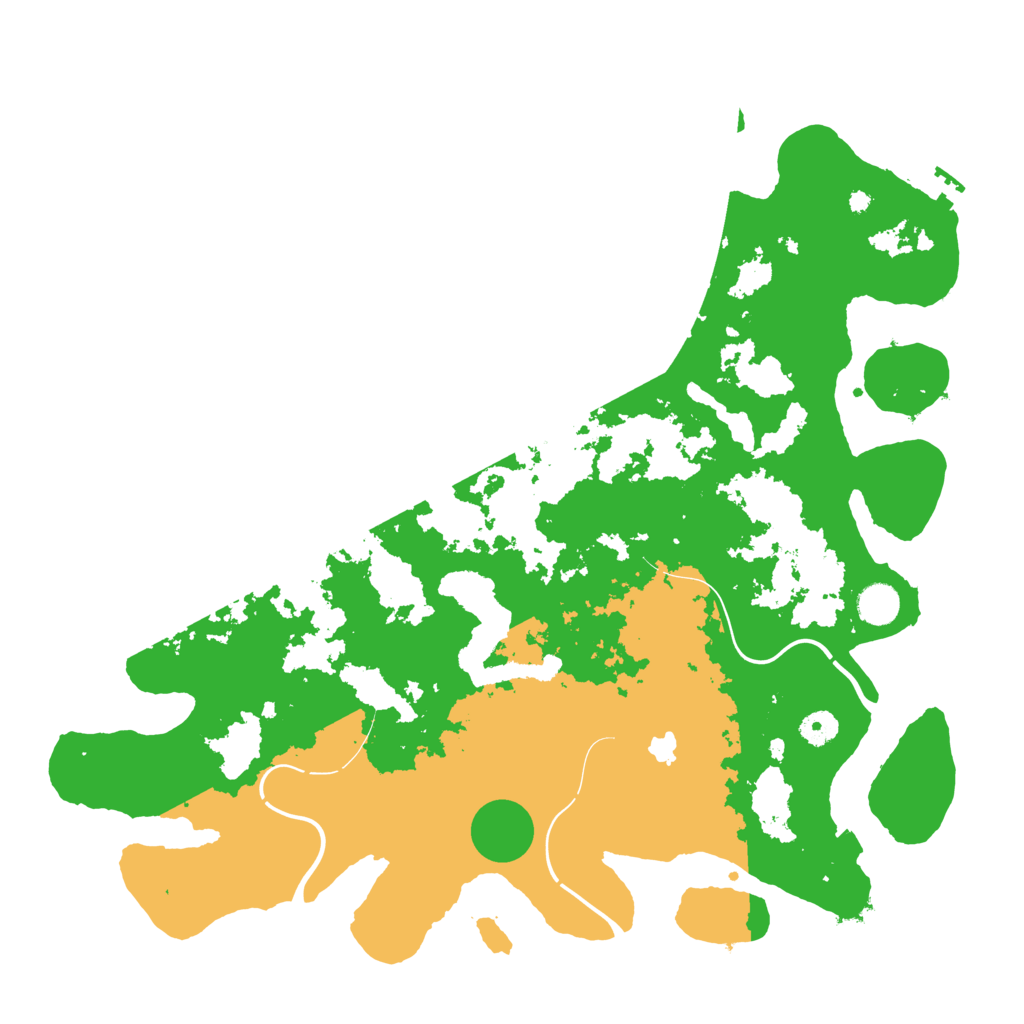 Biome Rust Map: Procedural Map, Size: 4300, Seed: 12368818