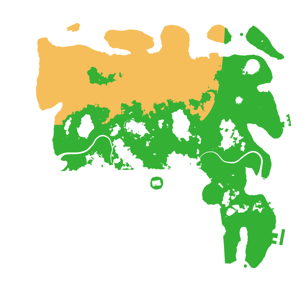 Biome Rust Map: Procedural Map, Size: 3850, Seed: 39941643