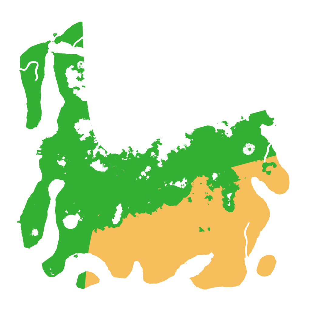 Biome Rust Map: Procedural Map, Size: 4000, Seed: 969888424