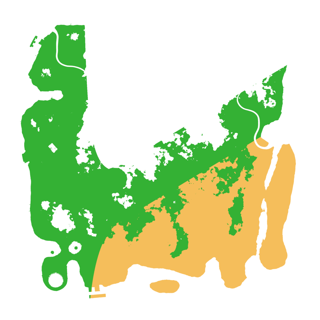 Biome Rust Map: Procedural Map, Size: 3900, Seed: 68527378