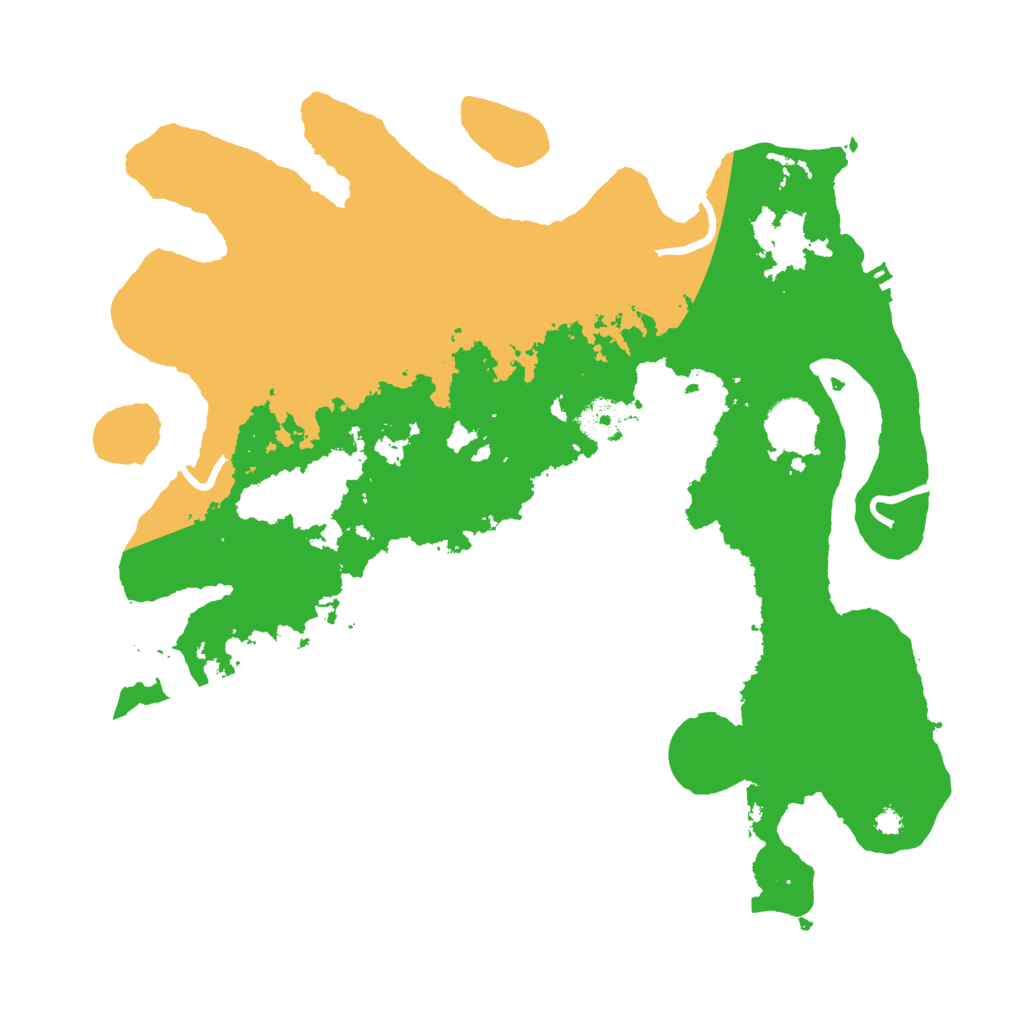 Biome Rust Map: Procedural Map, Size: 3600, Seed: 44125861