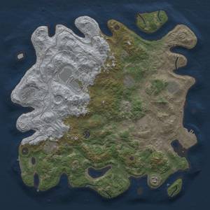 Thumbnail Rust Map: Procedural Map, Size: 4250, Seed: 9754190, 17 Monuments