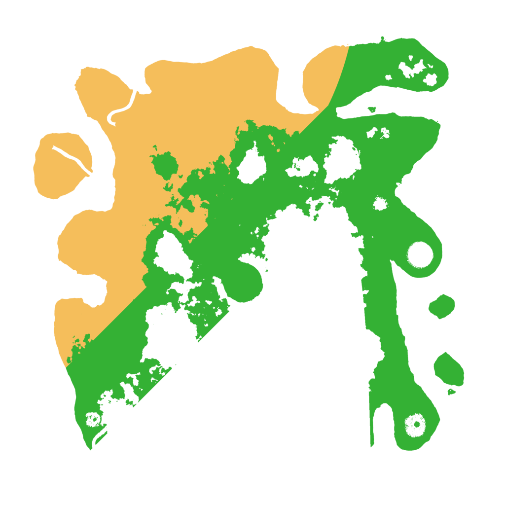 Biome Rust Map: Procedural Map, Size: 3450, Seed: 66799874