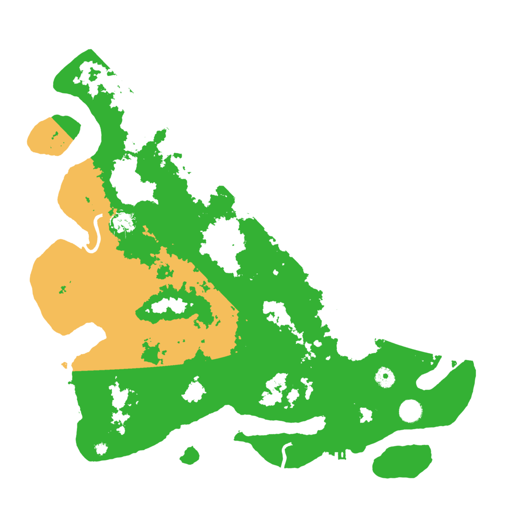 Biome Rust Map: Procedural Map, Size: 3900, Seed: 61455987