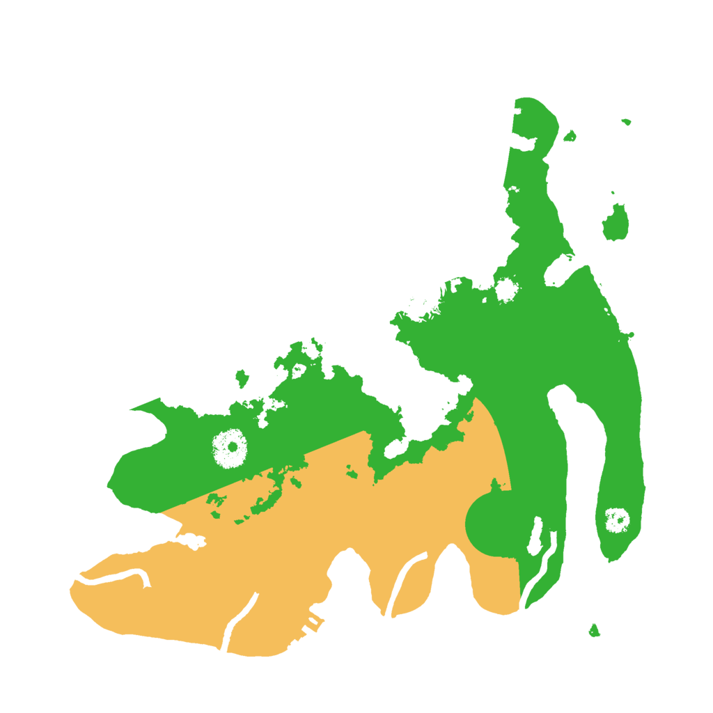 Biome Rust Map: Procedural Map, Size: 2900, Seed: 255281429