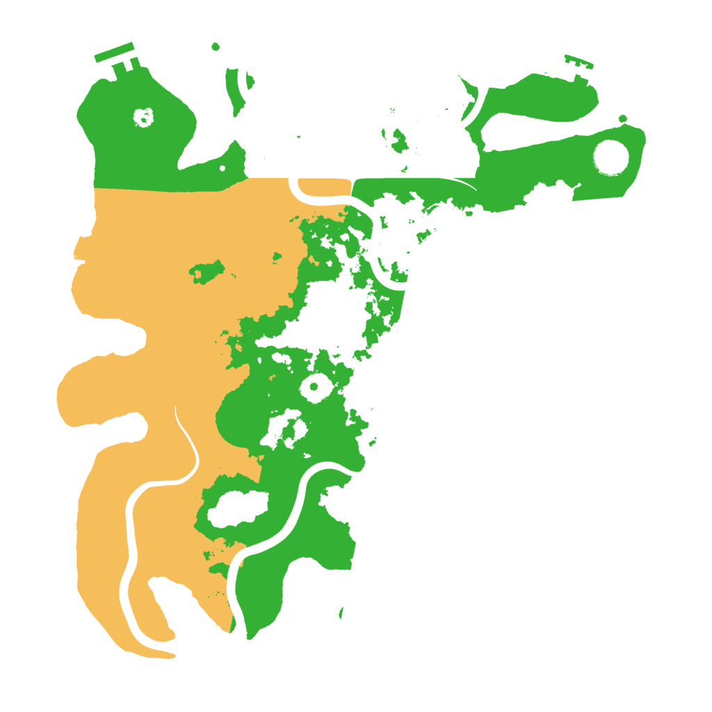 Biome Rust Map: Procedural Map, Size: 3550, Seed: 36104231