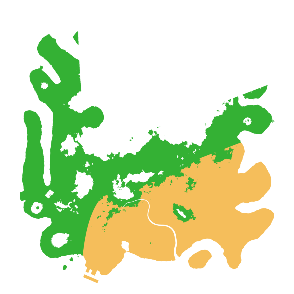 Biome Rust Map: Procedural Map, Size: 3850, Seed: 32152132