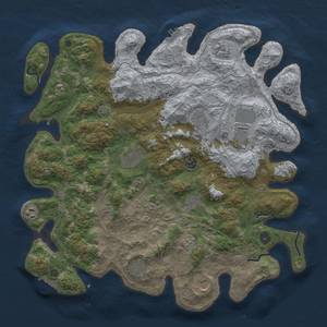 Thumbnail Rust Map: Procedural Map, Size: 4250, Seed: 823945935, 18 Monuments