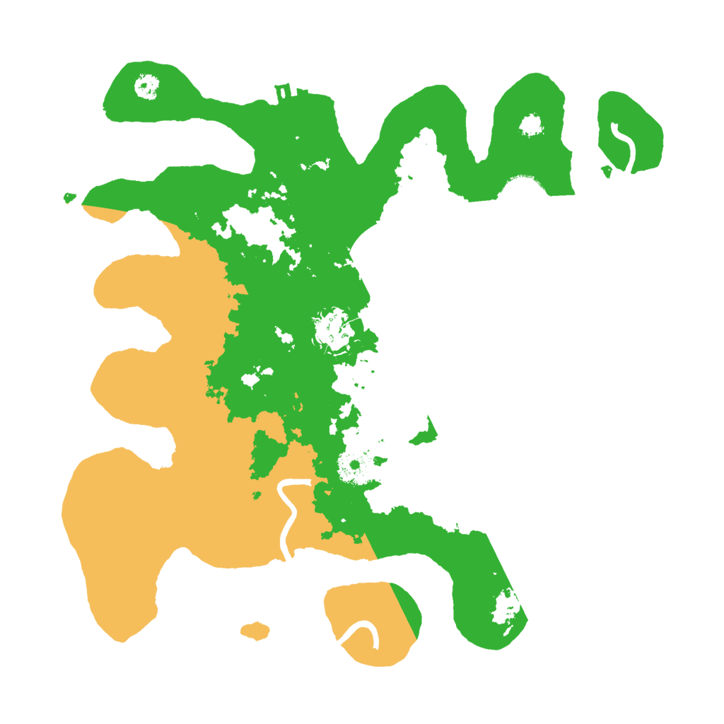 Biome Rust Map: Procedural Map, Size: 3000, Seed: 36584