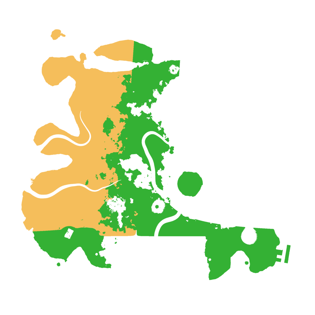 Biome Rust Map: Procedural Map, Size: 3500, Seed: 91708208