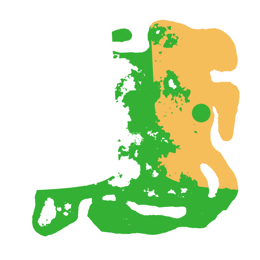 Biome Rust Map: Barren, Size: 3700, Seed: 116182449