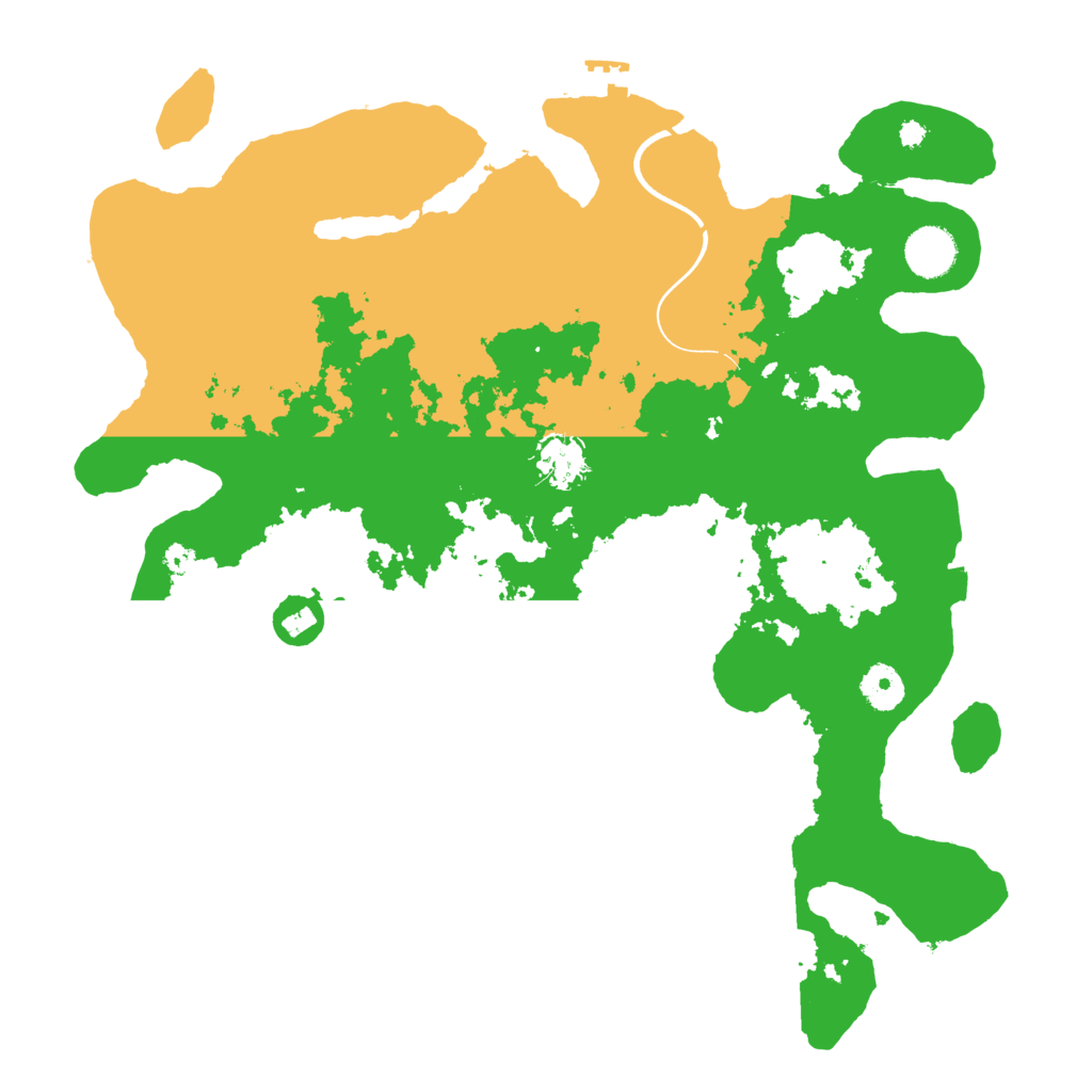 Biome Rust Map: Procedural Map, Size: 3750, Seed: 1035573857