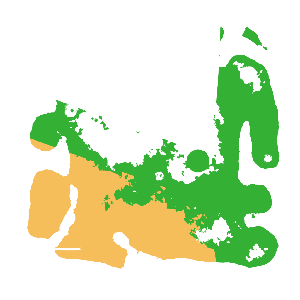 Biome Rust Map: Procedural Map, Size: 3500, Seed: 28840997