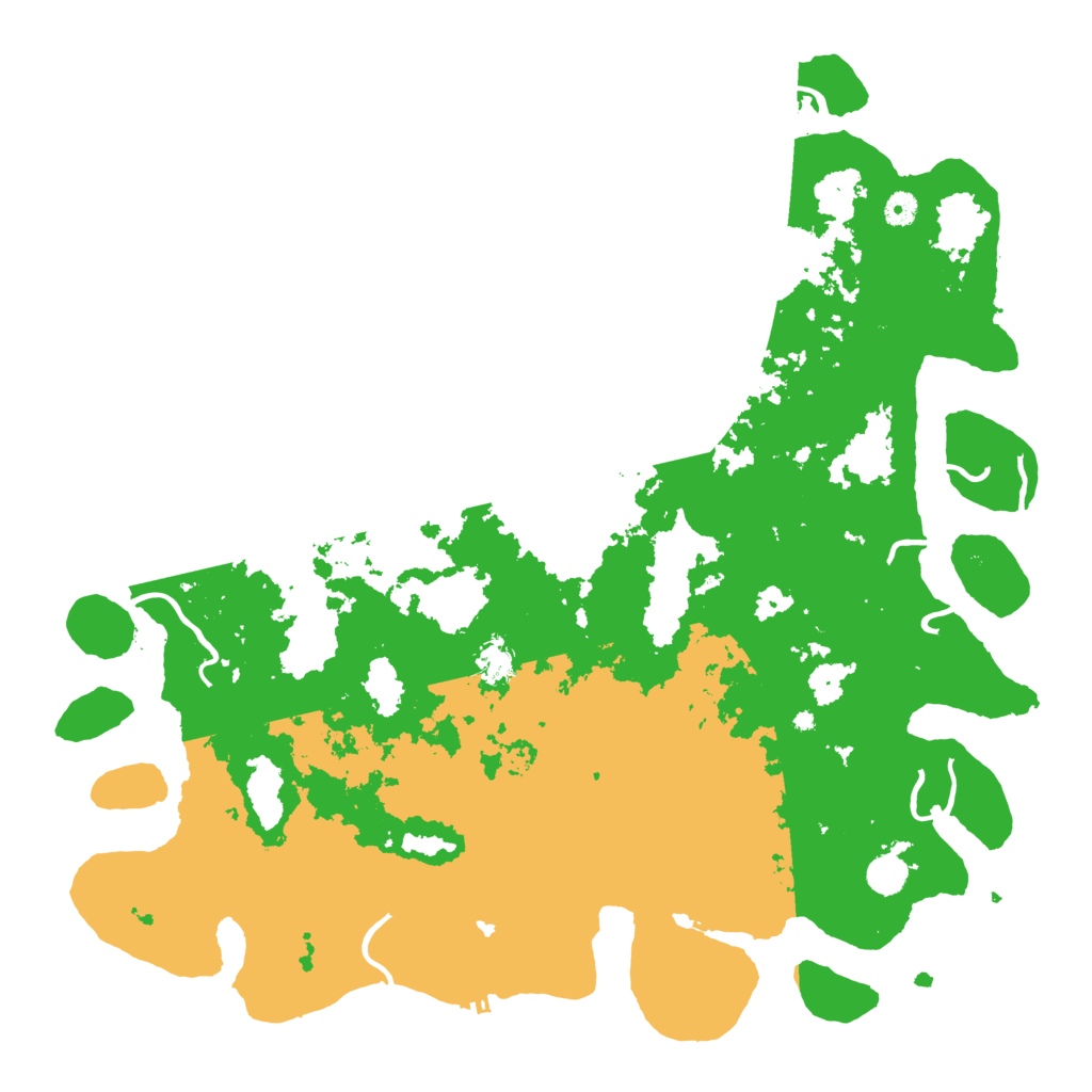 Biome Rust Map: Procedural Map, Size: 4874, Seed: 1903517867