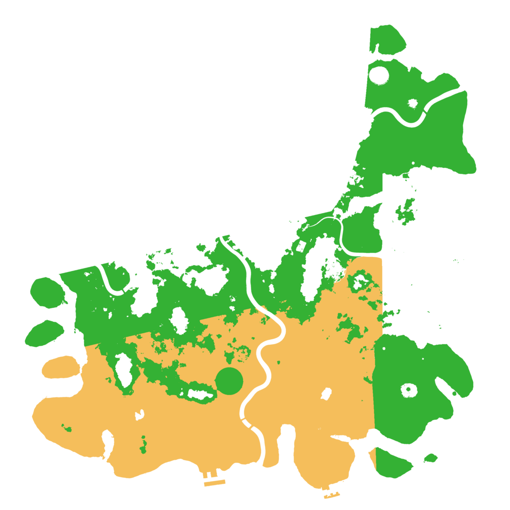 Biome Rust Map: Procedural Map, Size: 4874, Seed: 1903517867