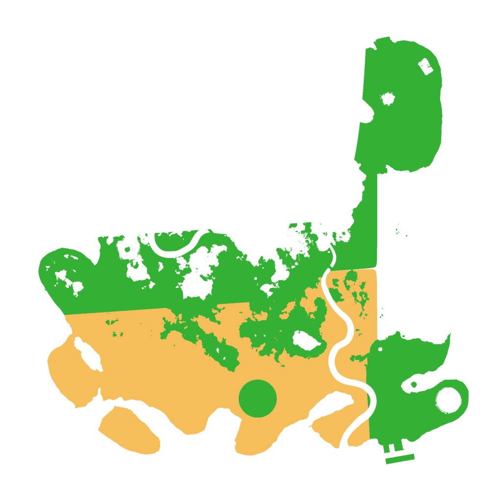 Biome Rust Map: Procedural Map, Size: 3500, Seed: 262565785