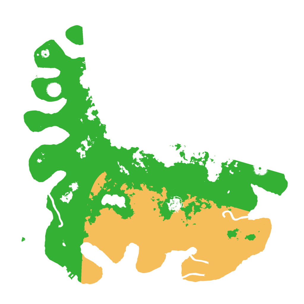 Biome Rust Map: Procedural Map, Size: 3700, Seed: 62852605