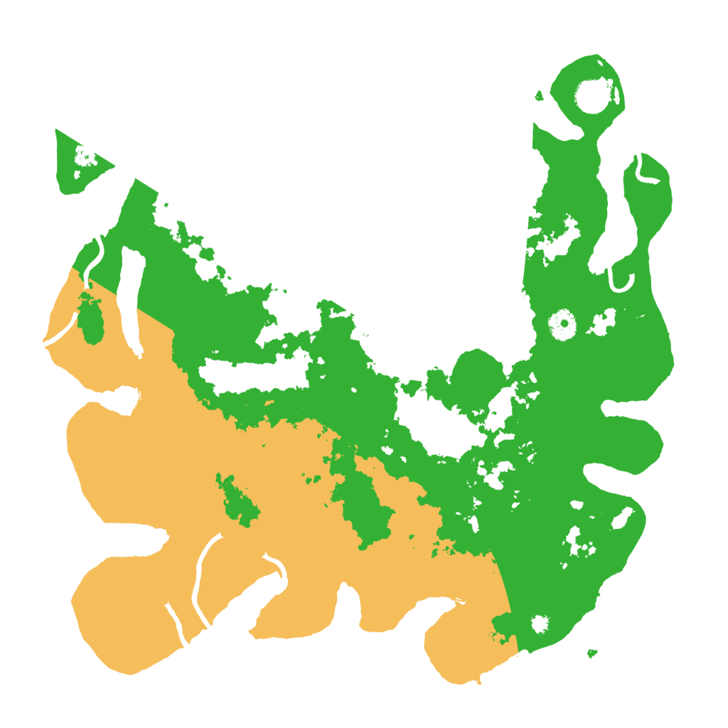 Biome Rust Map: Procedural Map, Size: 3750, Seed: 40517442