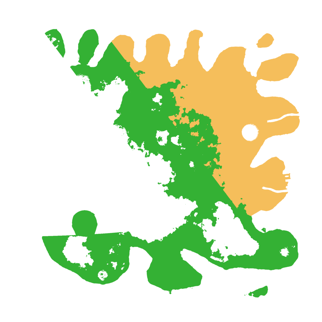 Biome Rust Map: Procedural Map, Size: 3450, Seed: 89343952