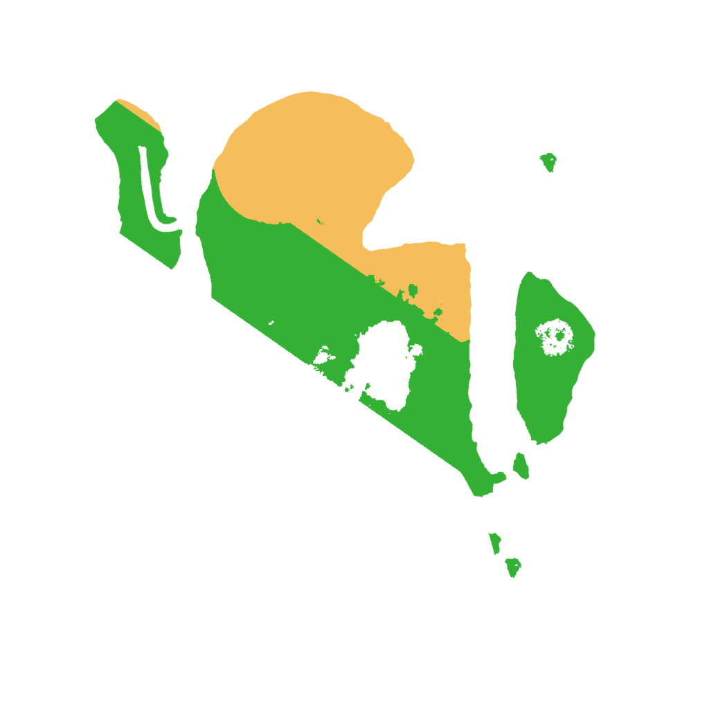Biome Rust Map: Procedural Map, Size: 2000, Seed: 964577429