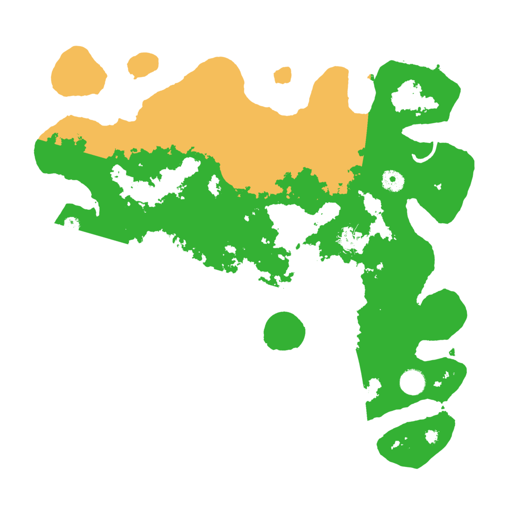 Biome Rust Map: Procedural Map, Size: 3500, Seed: 76203449