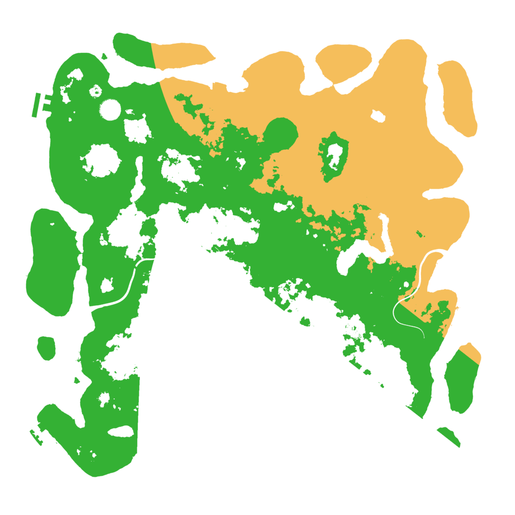 Biome Rust Map: Procedural Map, Size: 4250, Seed: 975218396