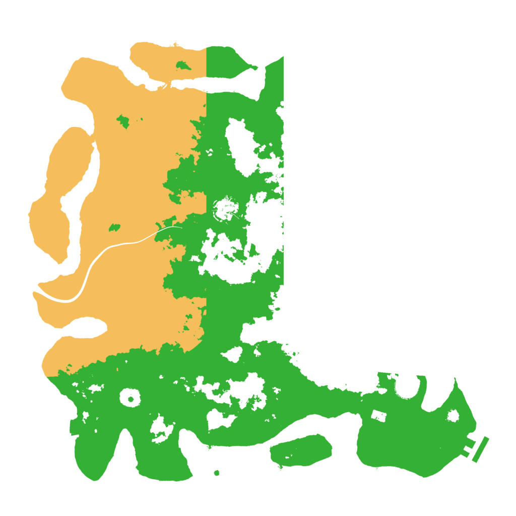 Biome Rust Map: Procedural Map, Size: 3800, Seed: 78042191
