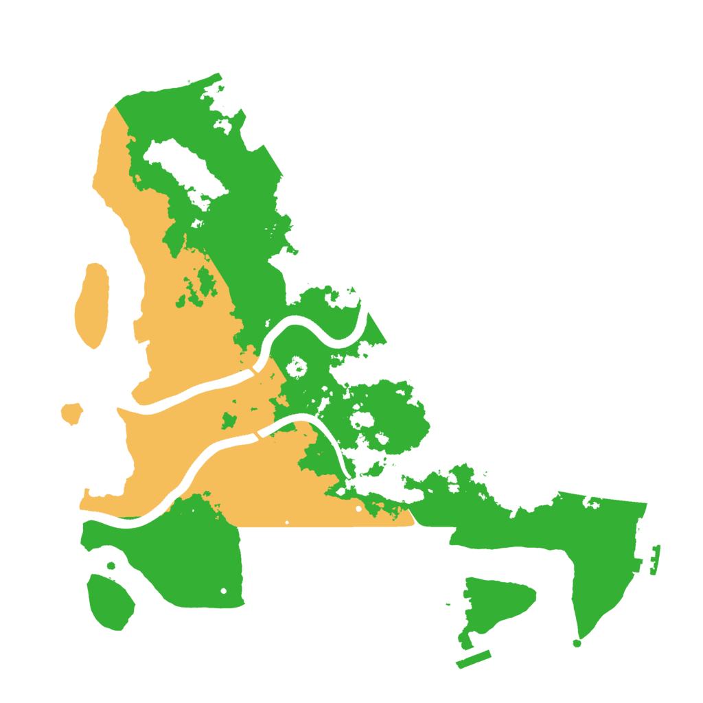 Biome Rust Map: Procedural Map, Size: 3500, Seed: 761125518