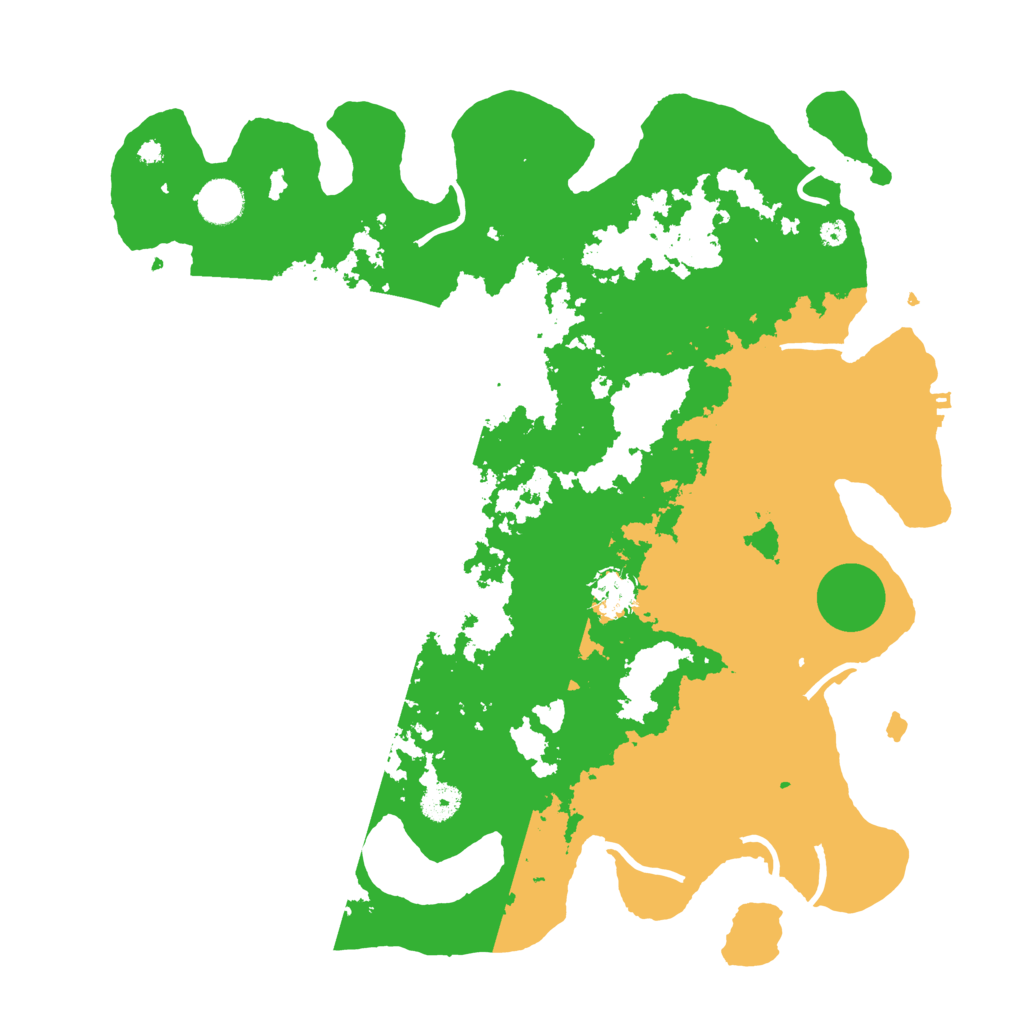 Biome Rust Map: Procedural Map, Size: 3950, Seed: 25184821