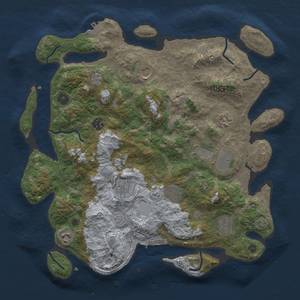 Thumbnail Rust Map: Procedural Map, Size: 3900, Seed: 18052023, 17 Monuments