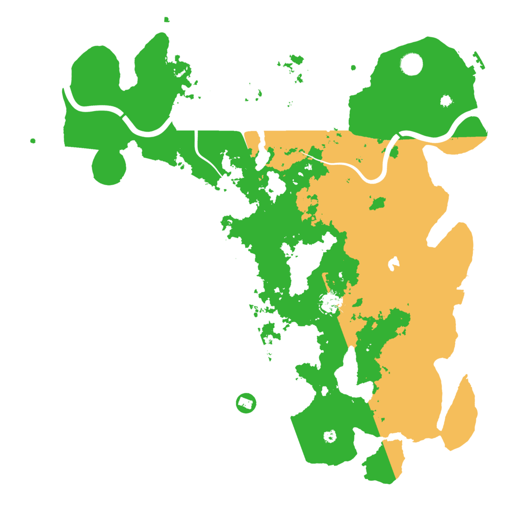 Biome Rust Map: Procedural Map, Size: 4100, Seed: 88143259