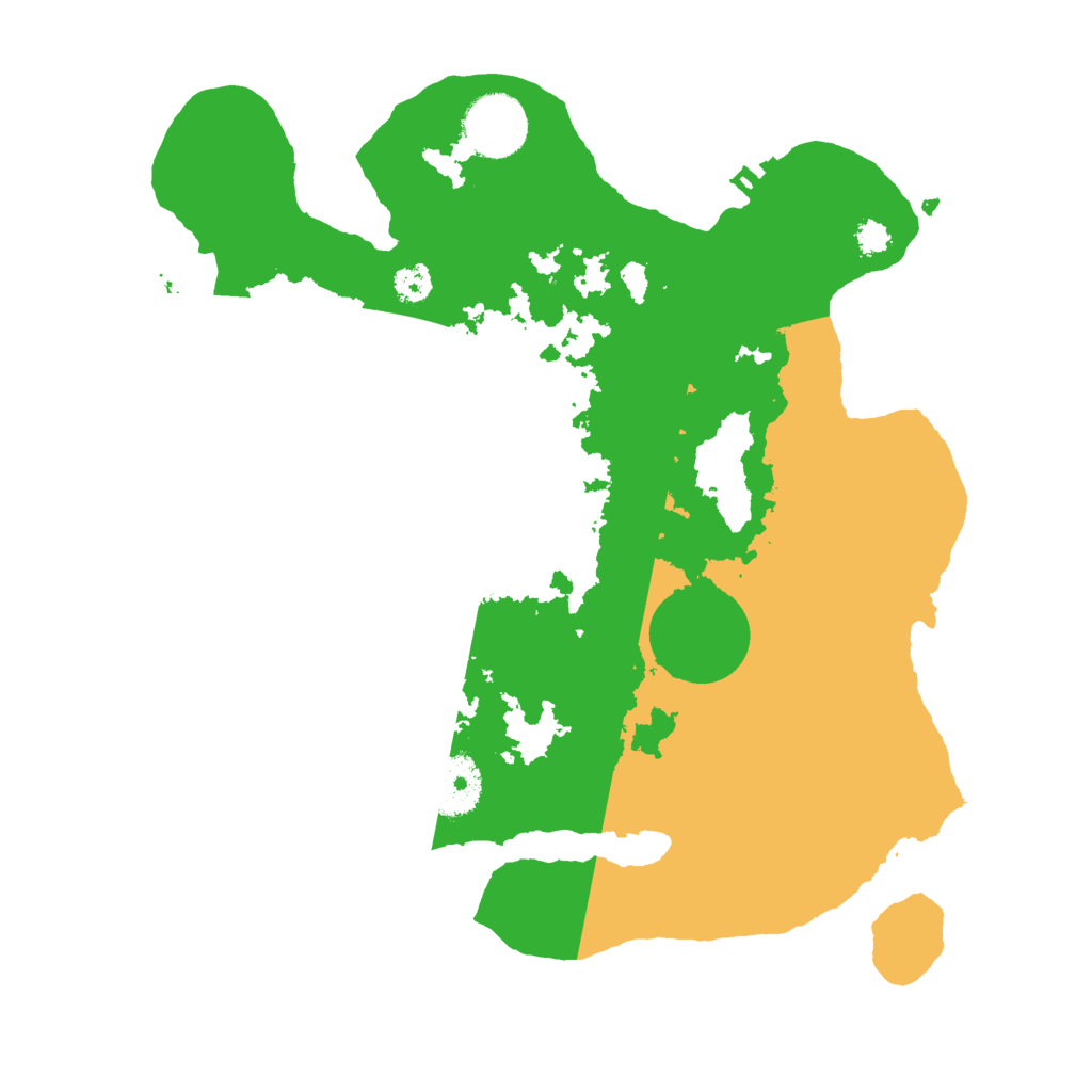 Biome Rust Map: Procedural Map, Size: 3000, Seed: 799660051