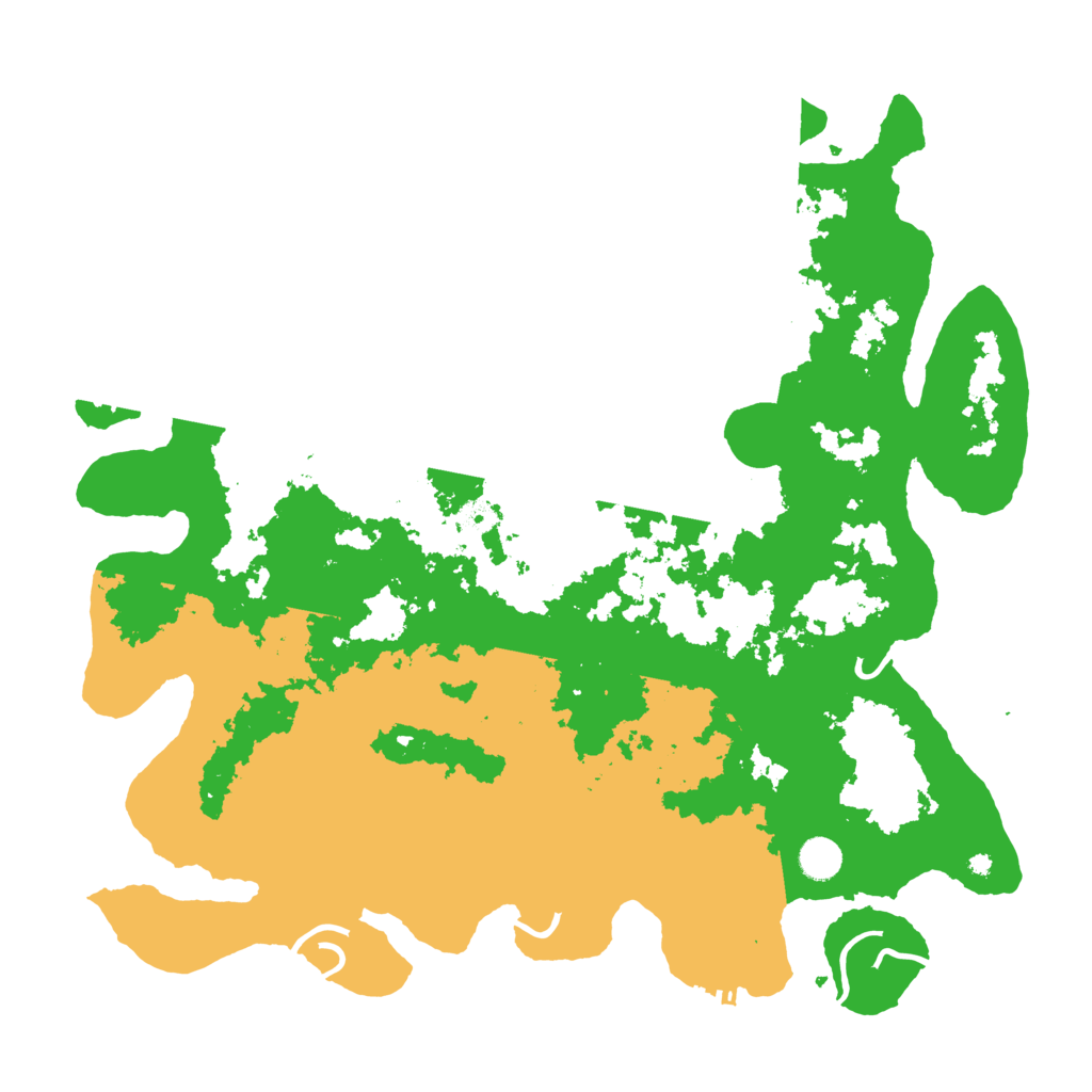 Biome Rust Map: Procedural Map, Size: 4500, Seed: 436108151