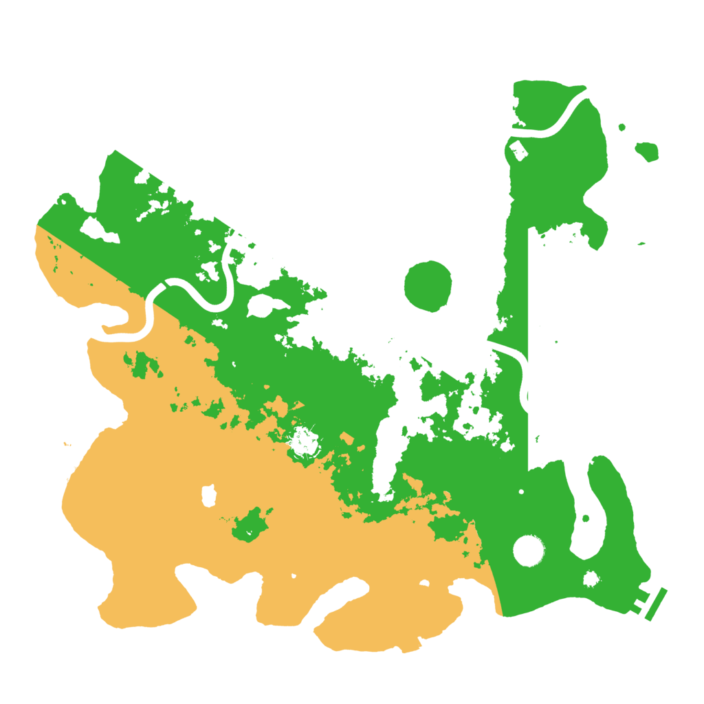Biome Rust Map: Procedural Map, Size: 4000, Seed: 54640749