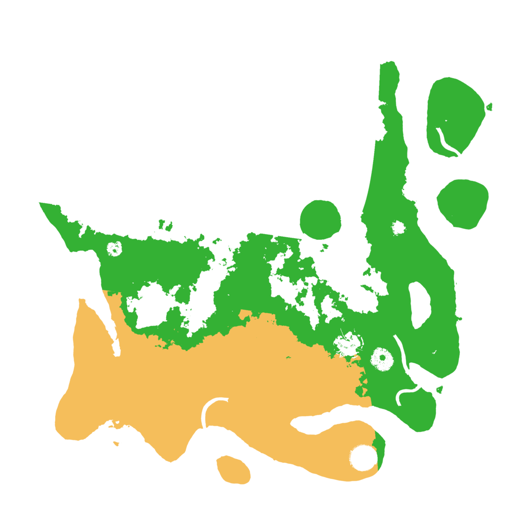 Biome Rust Map: Procedural Map, Size: 3500, Seed: 41256781