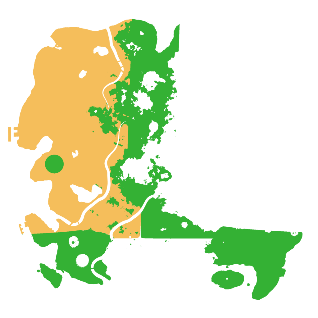 Biome Rust Map: Procedural Map, Size: 4500, Seed: 258987798