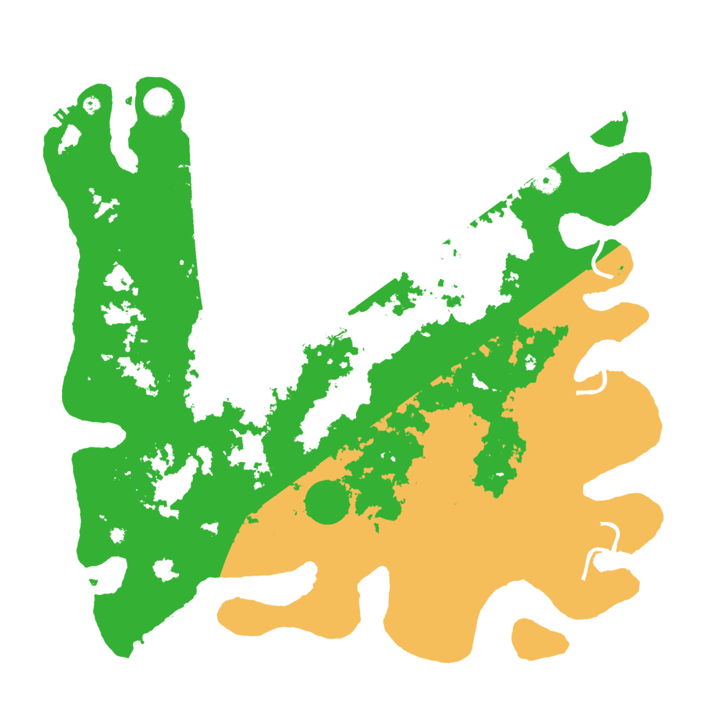 Biome Rust Map: Procedural Map, Size: 4300, Seed: 41395214