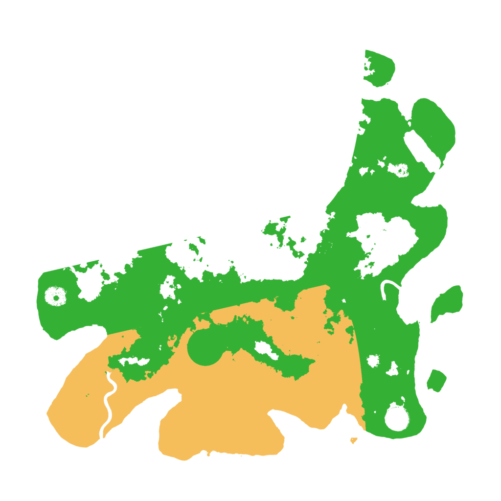 Biome Rust Map: Procedural Map, Size: 3650, Seed: 85730667