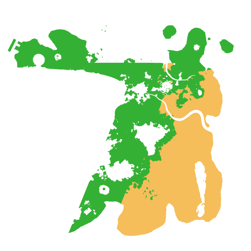 Biome Rust Map: Procedural Map, Size: 3750, Seed: 93819393