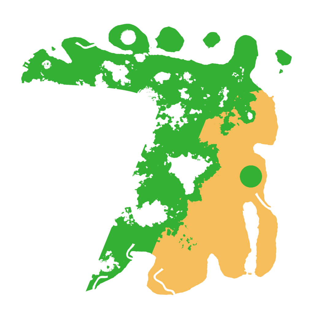 Biome Rust Map: Procedural Map, Size: 3750, Seed: 93819393