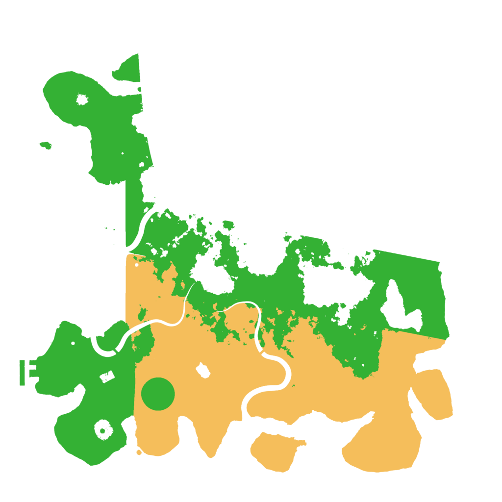 Biome Rust Map: Procedural Map, Size: 4000, Seed: 4858