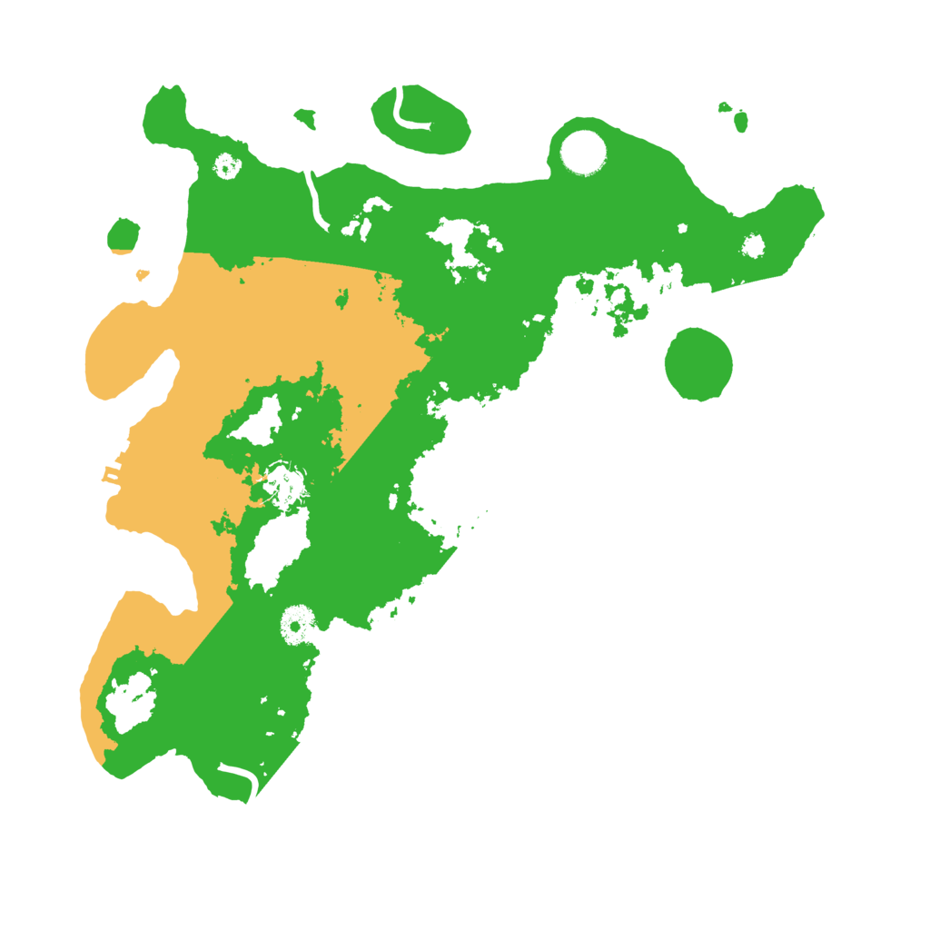 Biome Rust Map: Procedural Map, Size: 3650, Seed: 45344651