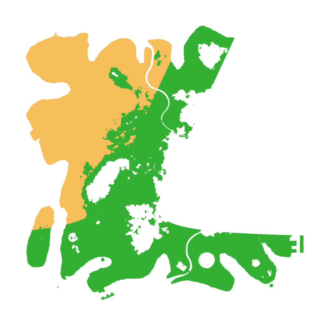 Biome Rust Map: Procedural Map, Size: 3550, Seed: 62458094