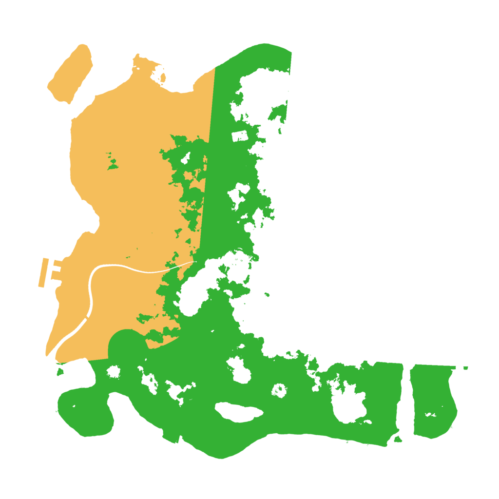 Biome Rust Map: Procedural Map, Size: 3450, Seed: 5781896