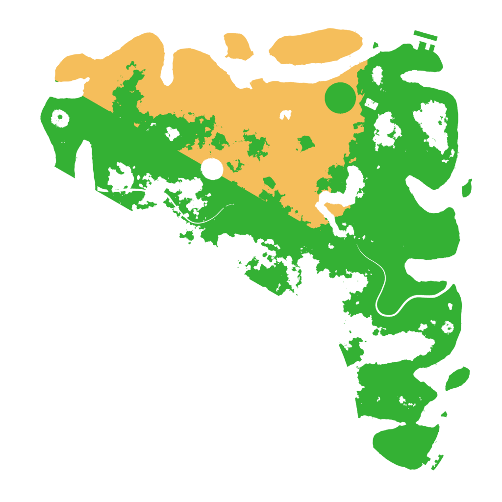 Biome Rust Map: Procedural Map, Size: 4250, Seed: 418560279